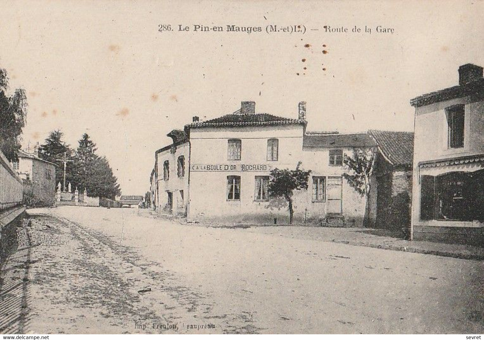 Le Pin-en-Mauges. - Route De La Gare - Autres & Non Classés