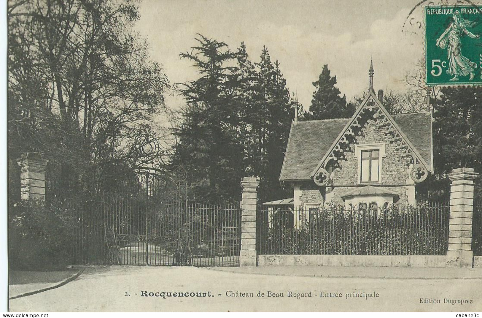 ROCQUENCOURT - Château De Beau Regard - Entrée Principale - Rocquencourt