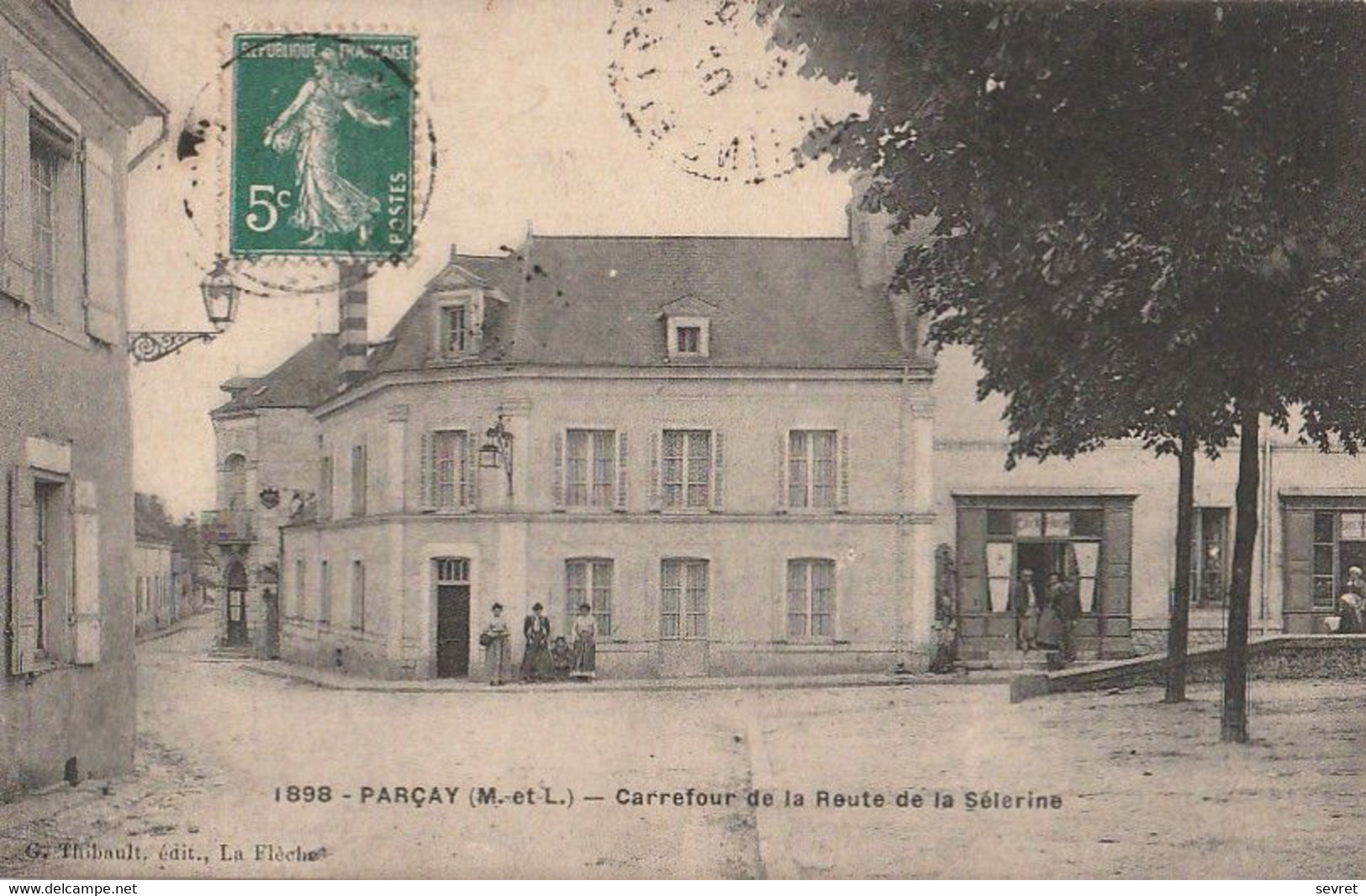 PARCAY. - Carrefour De La Route De La Sélerine - Autres & Non Classés