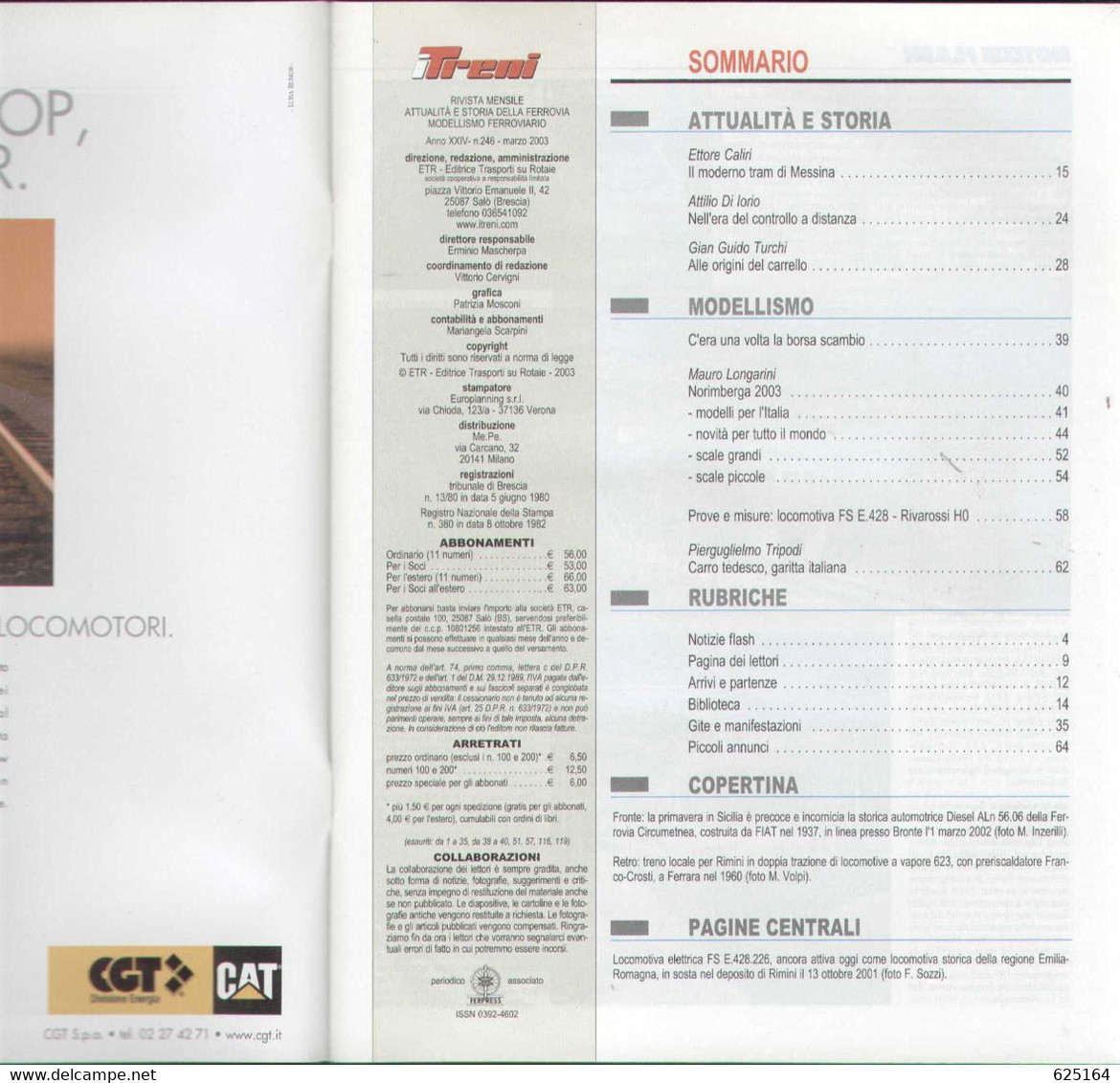 Magazine I TRENI Marzo 2003 N.246 - A Messina Arriva Il Tram - En Italien - Non Classificati