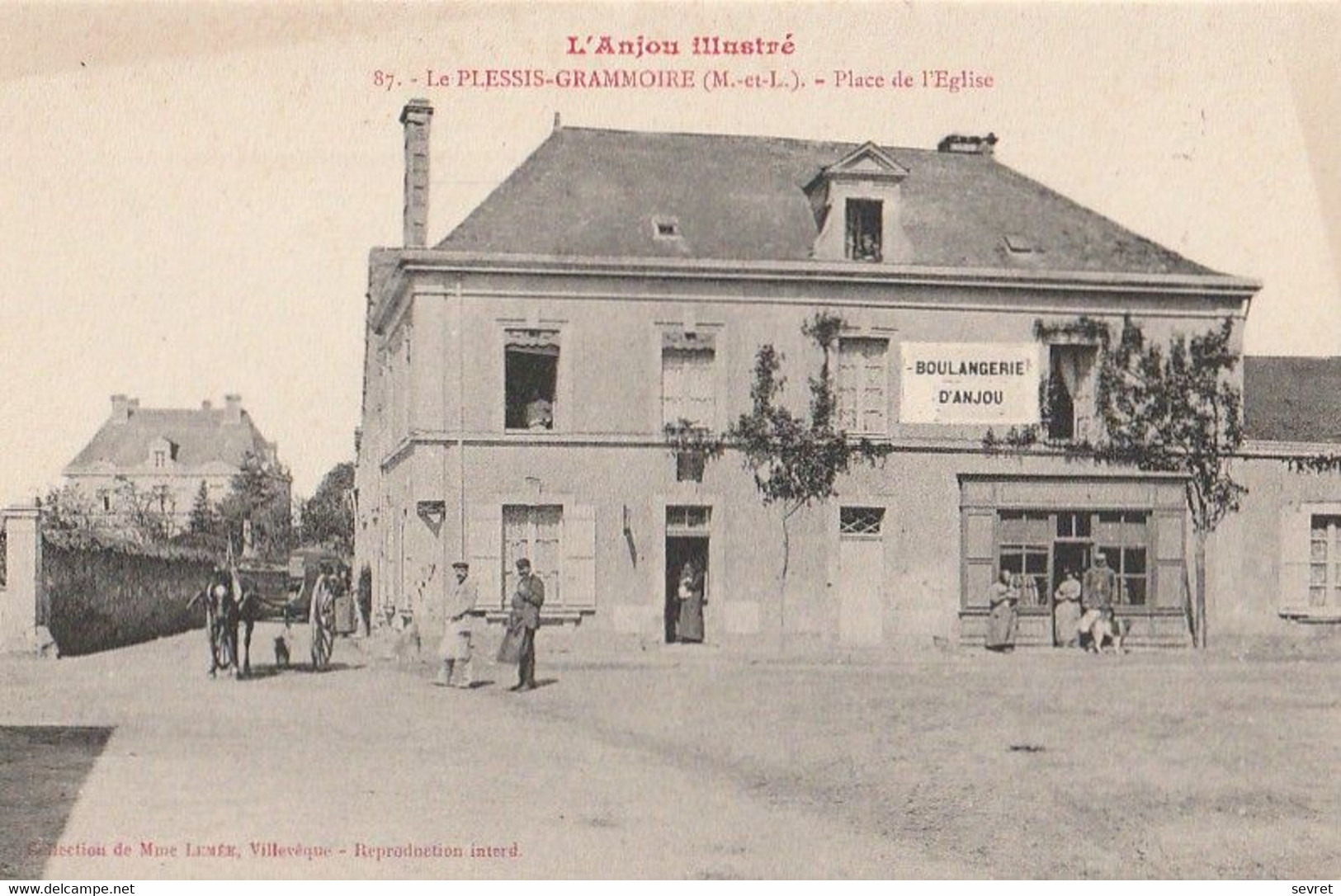 LE PLESSIS-GRAMMOIRE. - Place De L'Eglise - Other & Unclassified