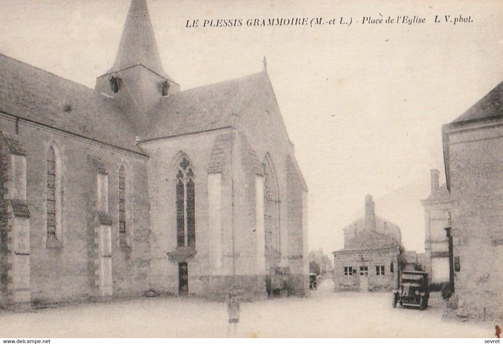 LE PLESSIS-GRAMMOIRE. - Place De L'Eglise - Autres & Non Classés