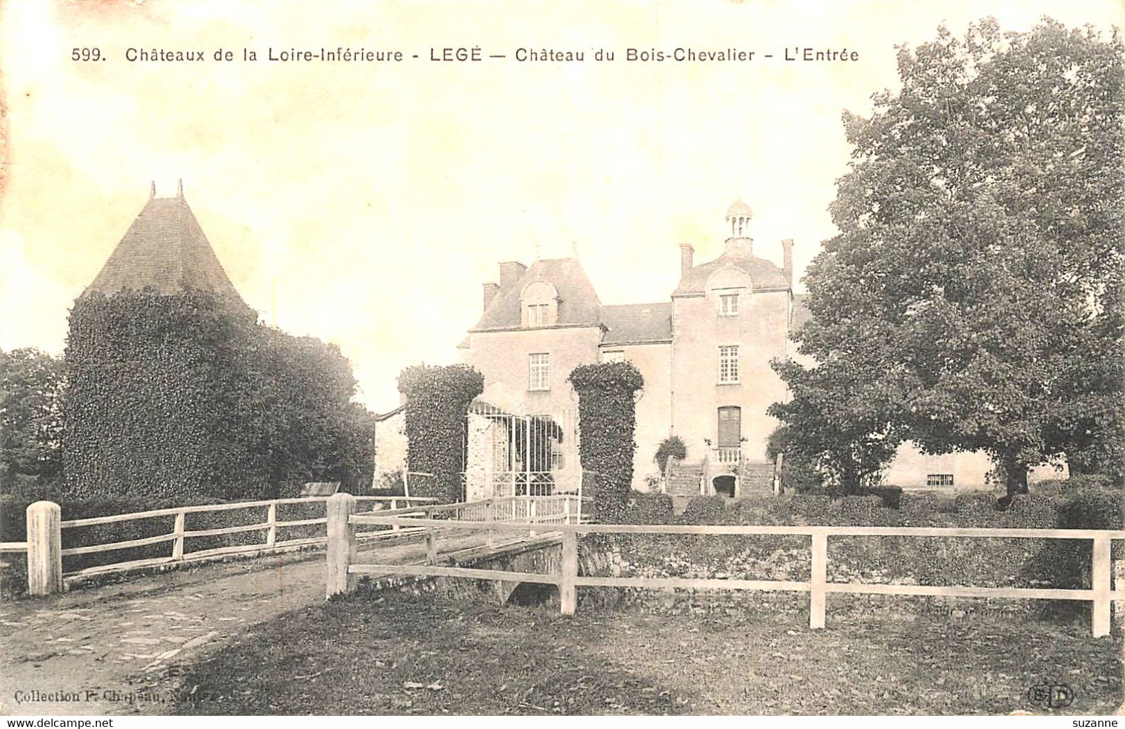 LEGÉ - Château De BOIS CHEVALIER - L'Entrée (1906) - Legé