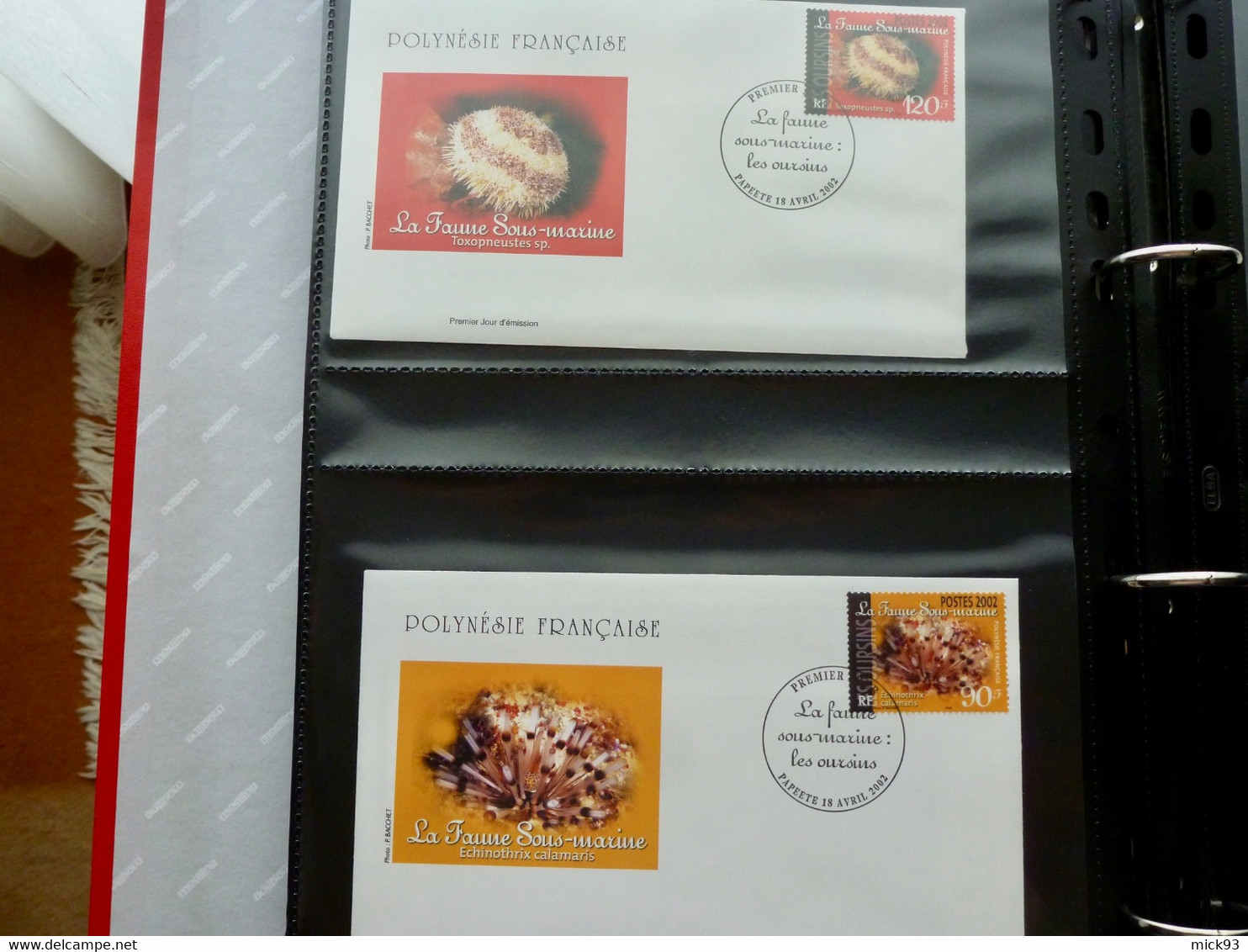 Polynésie Enveloppes 1er Jour Série Complète 663 à 666 Faune S/marine - Used Stamps