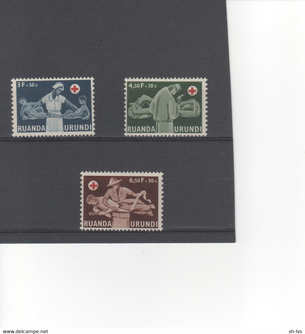 RUANDA-URUNDI - 1957 - RODE KRUIS VAN CONGO - Unused Stamps