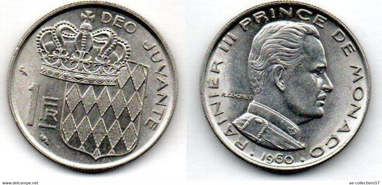 Monaco 1 Franc 1960 SUP - 1960-2001 Franchi Nuovi