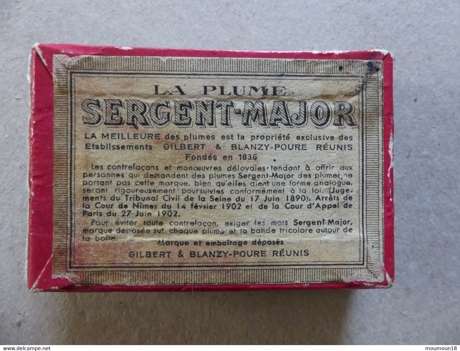 Boîte Plumes Sergent Major Avec 21 Plumes Diverses Bataille De Jemmapes 6 Novembre 1792 - Plumes