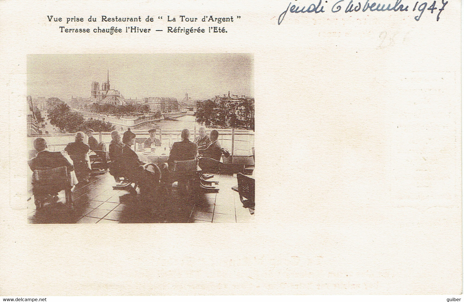 75 Paris Veme Restaurant La Tour D'argent Fréderic - Pubs, Hotels, Restaurants