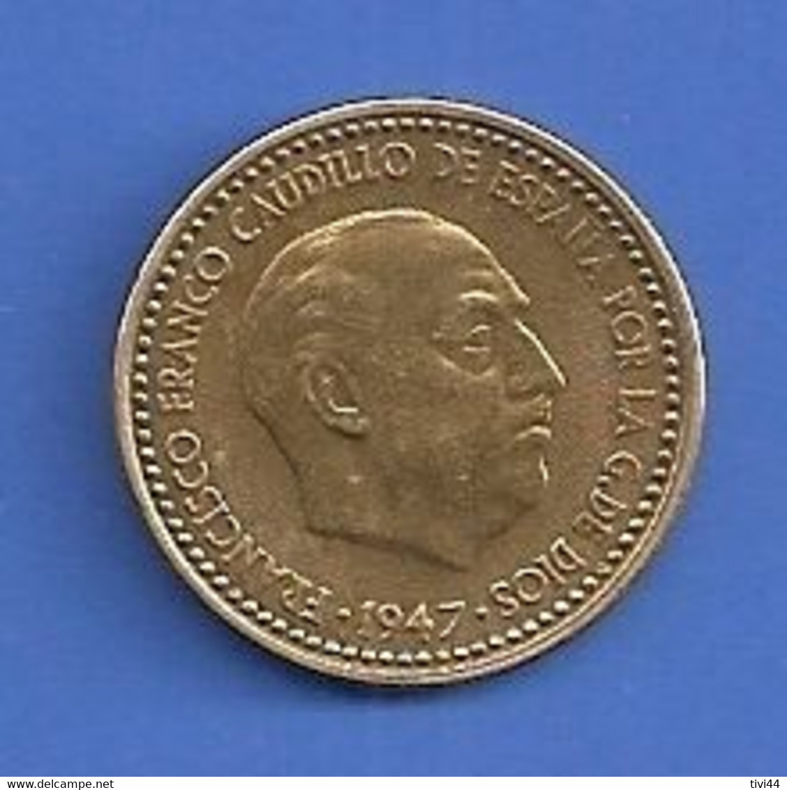 ESPAGNE - ESPANA - 1 PESETA 1947 FRANCO - 1 Peseta