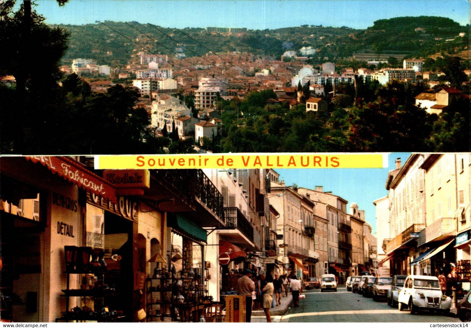 N°34061 Z -cpsm Souvenir De Vallauris - Souvenir De...