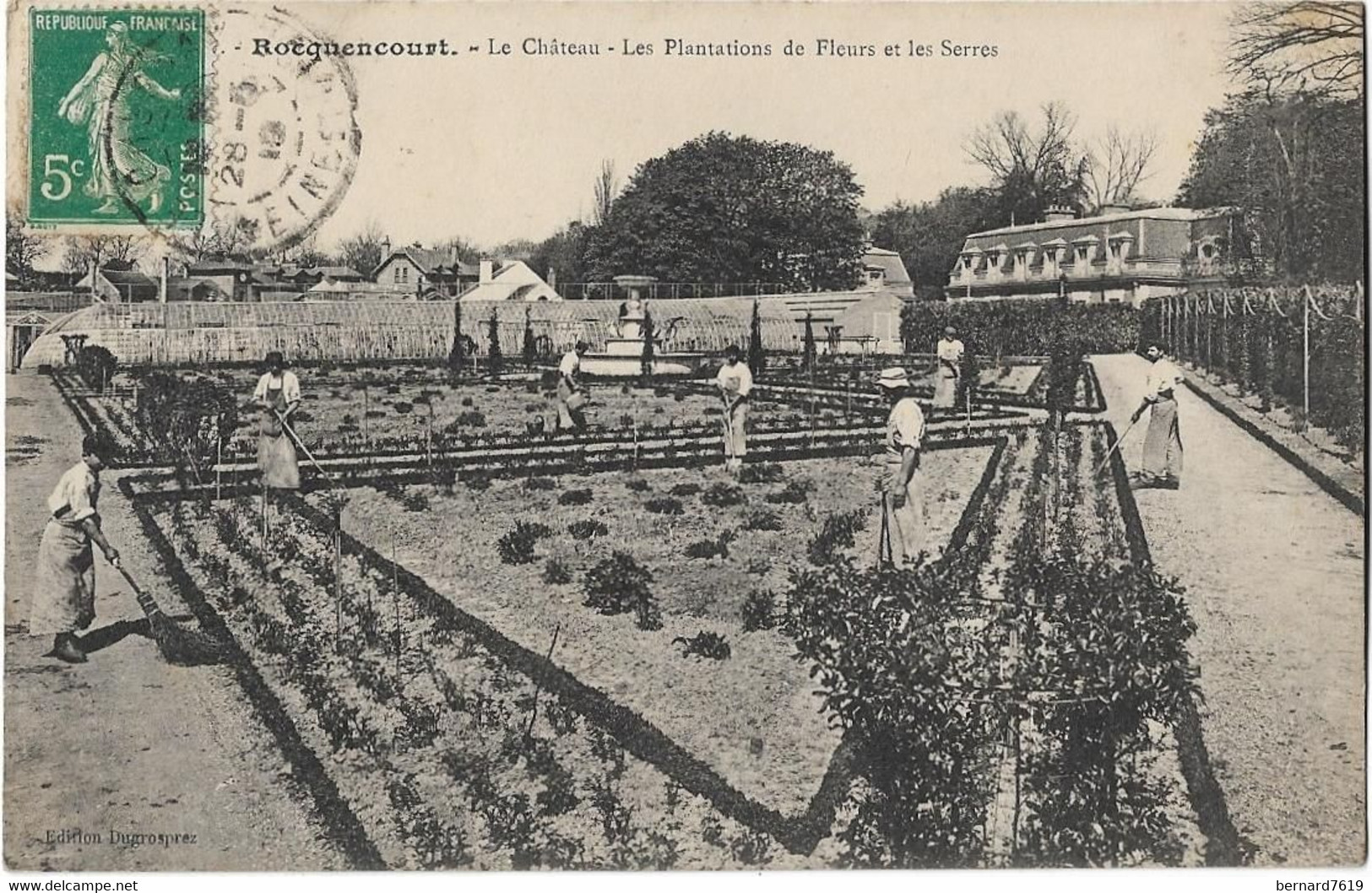 78   Rocquencourt  - Le Chateau  - Les Plantations  De Fleurs  Et Les Serres - Rocquencourt