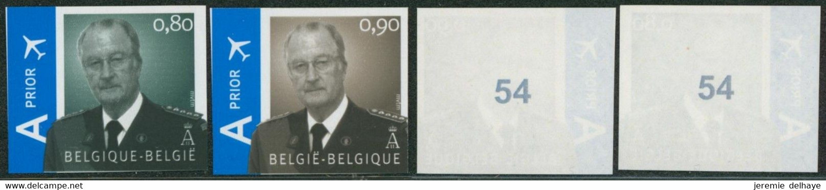 Non Dentelé (2007) - N°3606/07 S.M. Roi Albert II - Other & Unclassified