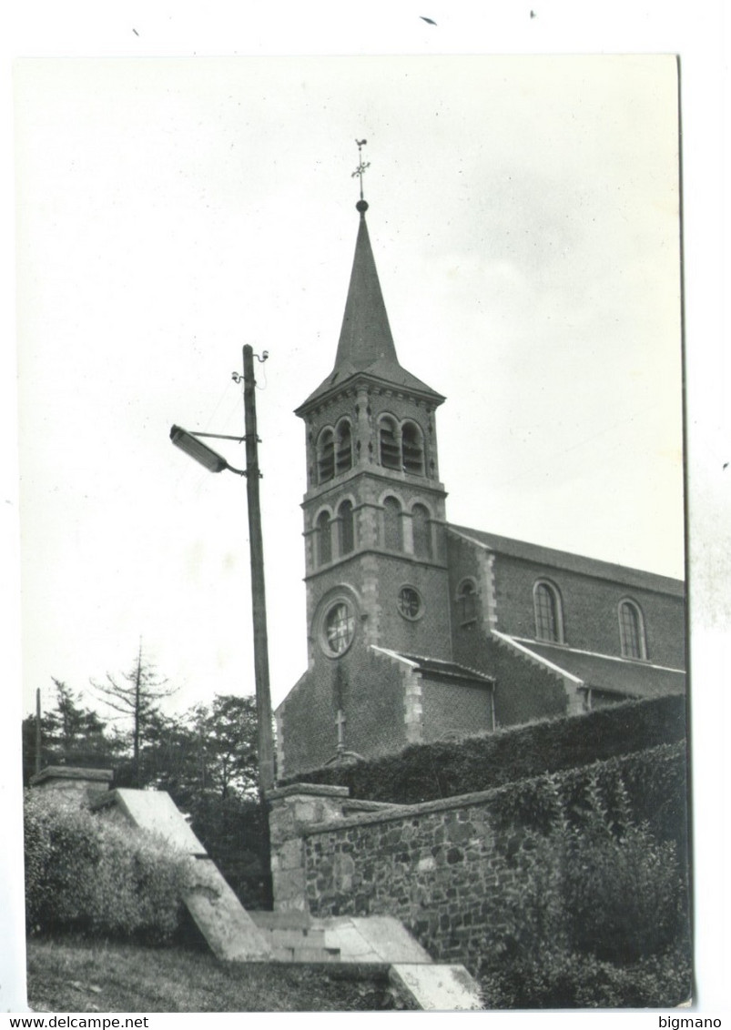 Jamioulx Escalier Et Eglise ( Carte Très Rare ) - Ham-sur-Heure-Nalinnes