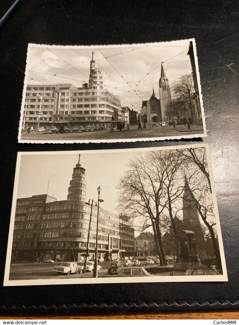 Ixelles Eglise Et RTB 2 Cartes Photos  Photographe Fassotte - Ixelles - Elsene