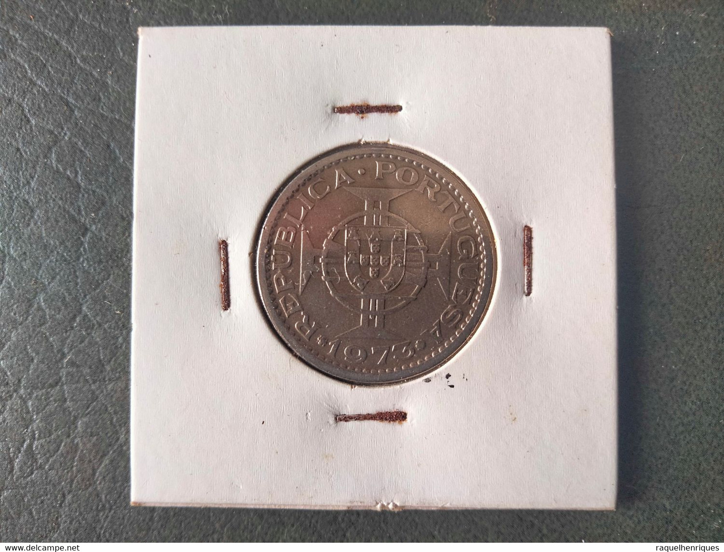 PORTUGUESE GUINEA 5 ESCUDOS 1973 KM# 15 (G#12) - Guinea