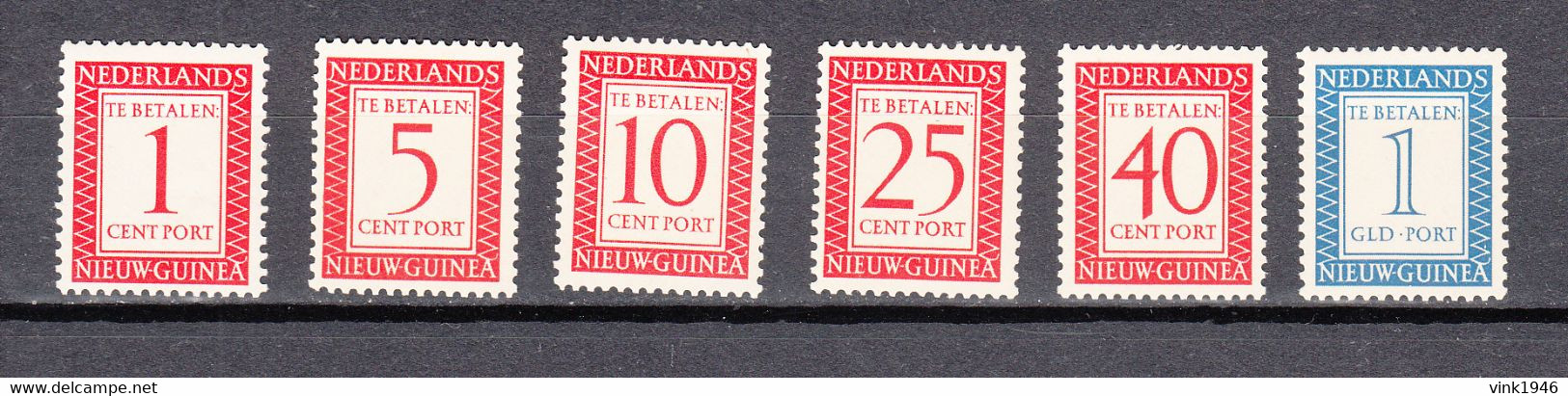 Netherlands New Guinea 1950-52,NVPH P1-6, MH/Ongebruikt(A4430) - Niederländisch-Neuguinea