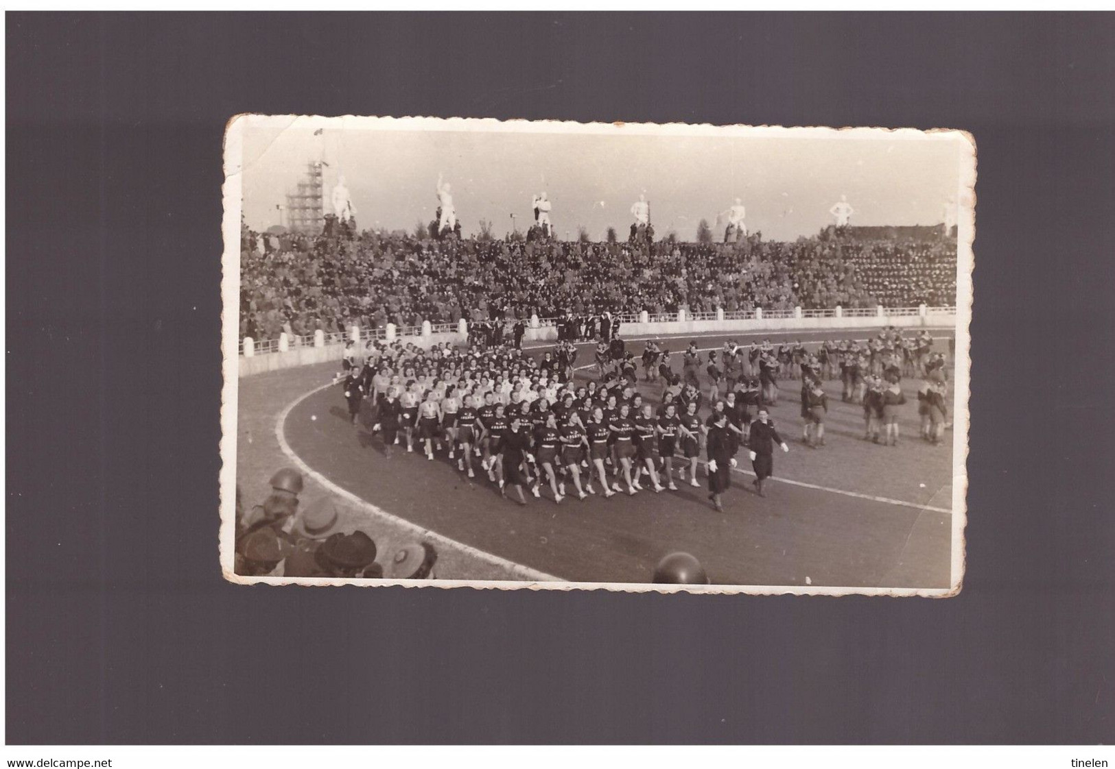 Roma - 11 1 1939  Stadio Dei Marmi Foto/cartolina Del Saggio Ginnico Militare In Onore Di A. Chamberlain Primo Ministro - Histoire