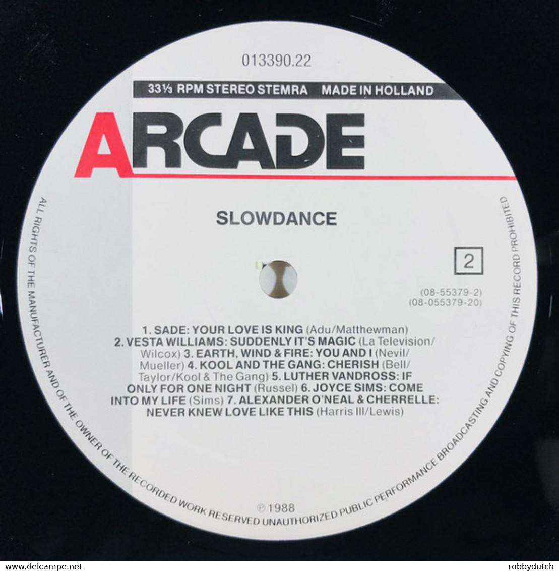 * 2LP *  SLOW DANCE - VARIOUS ARTISTS (Holland 1988 EX!!)