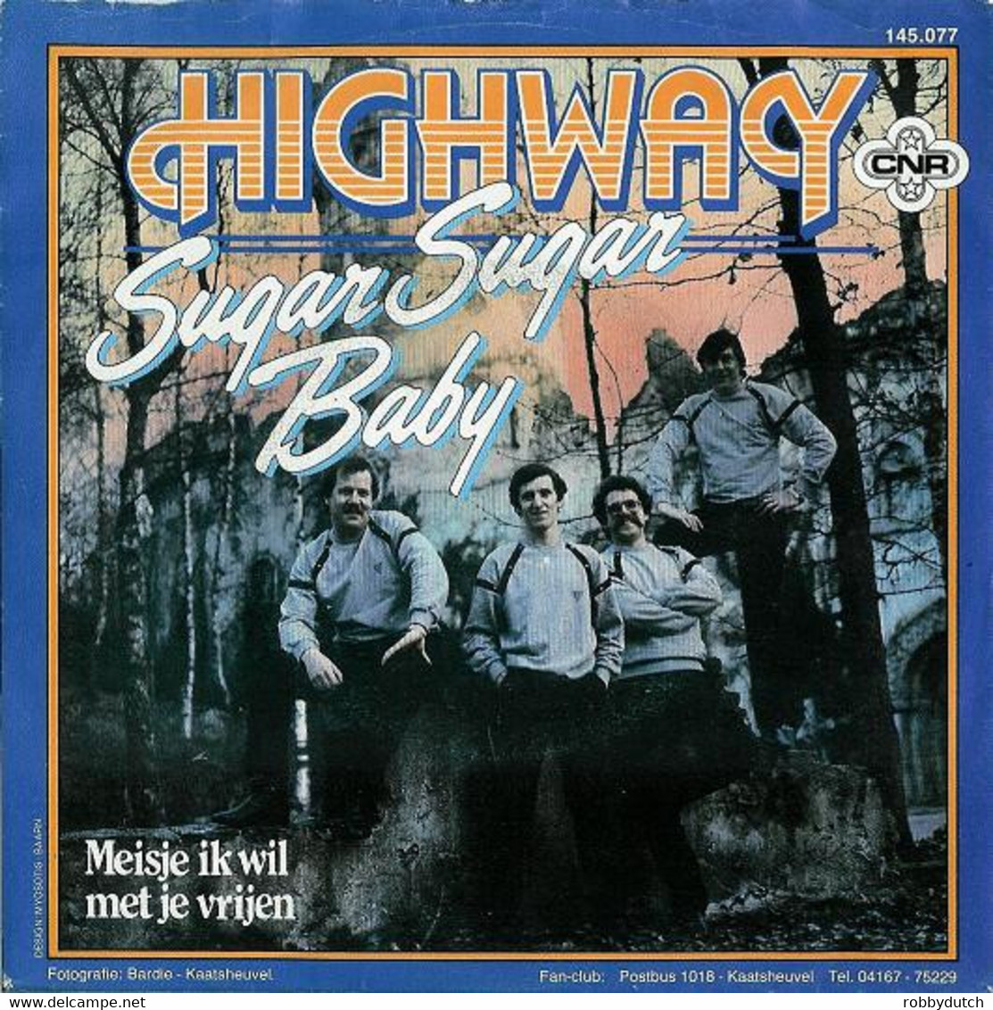 * 7" *  HIGHWAY - SUGAR SUGAR BABY (Holland 1983 EX!!) - Otros - Canción Neerlandesa