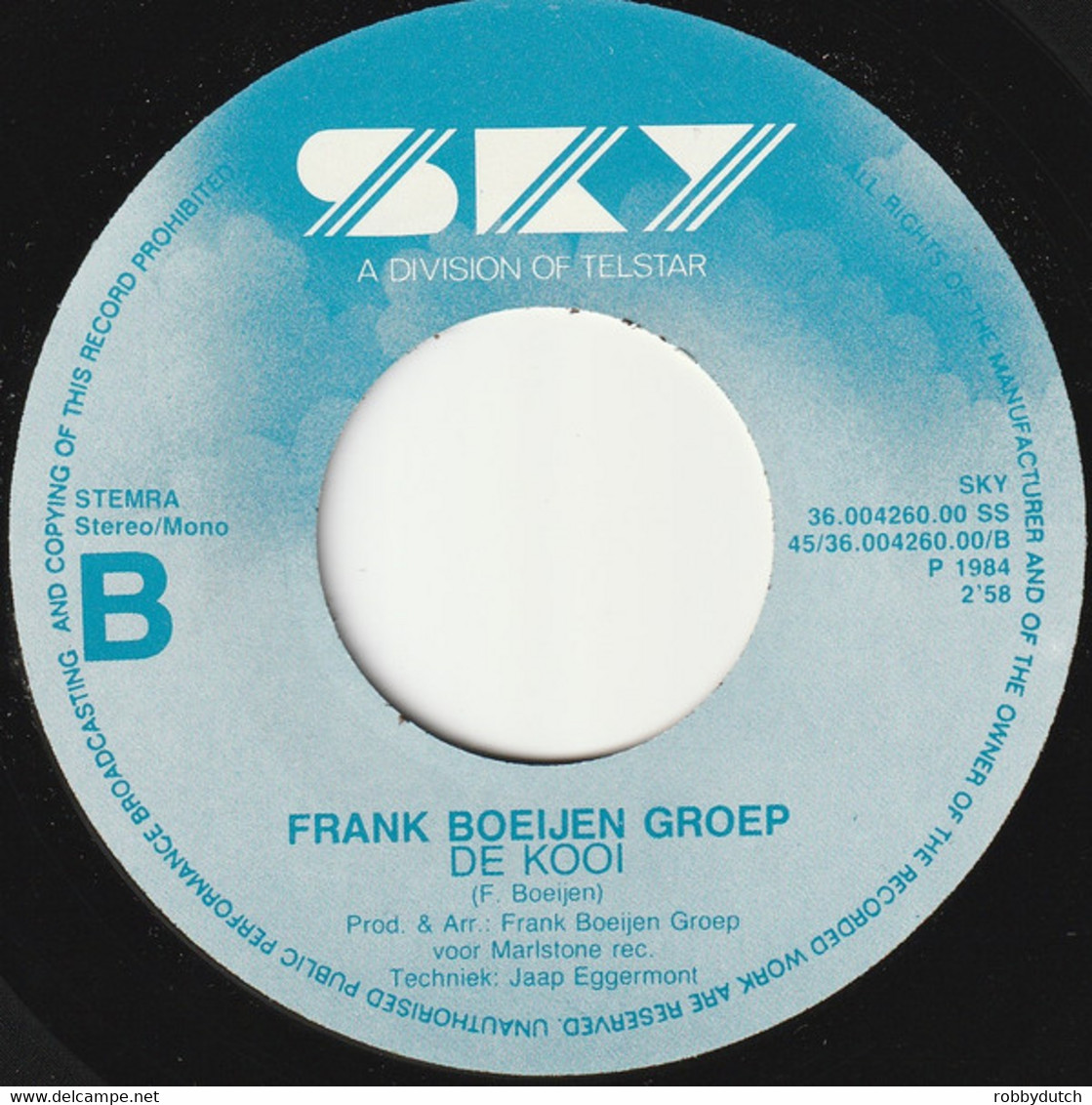 * 7" * FRANK BOEIJEN GROEP - CRIME PASSIONEL (Holland 1984 EX!!) - Otros - Canción Neerlandesa