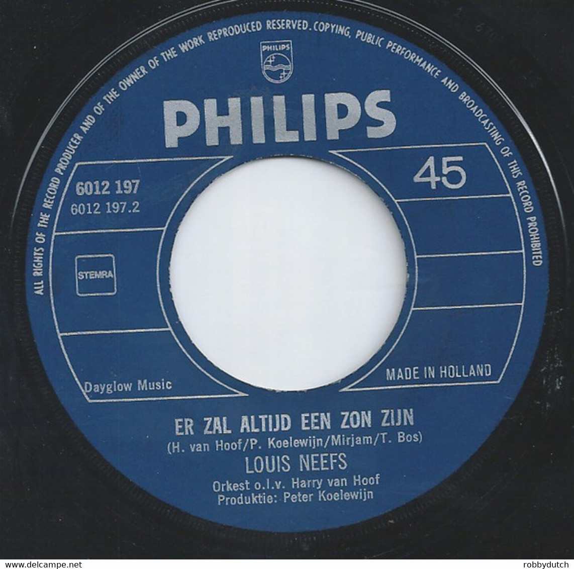 * 7" * LOUIS NEEFS - MARGRIETJE (DE ROZEN ZULLEN BLOEIEN) (Holland 1972 EX!!) - Other - Dutch Music
