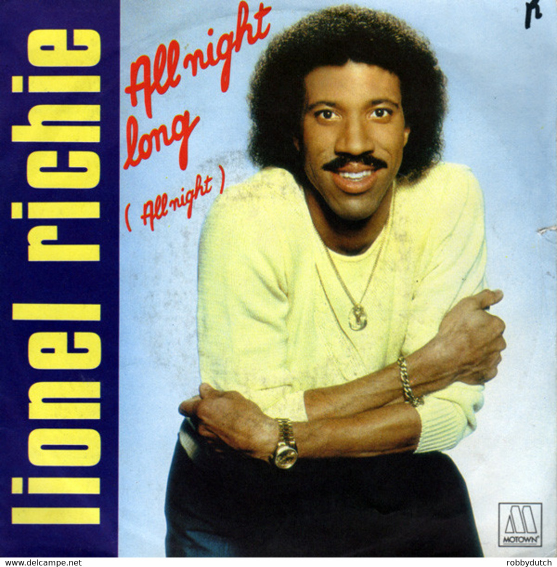 * 7" "  LIONEL RICHIE - ALL NIGHT LONG (France 1983) - Soul - R&B