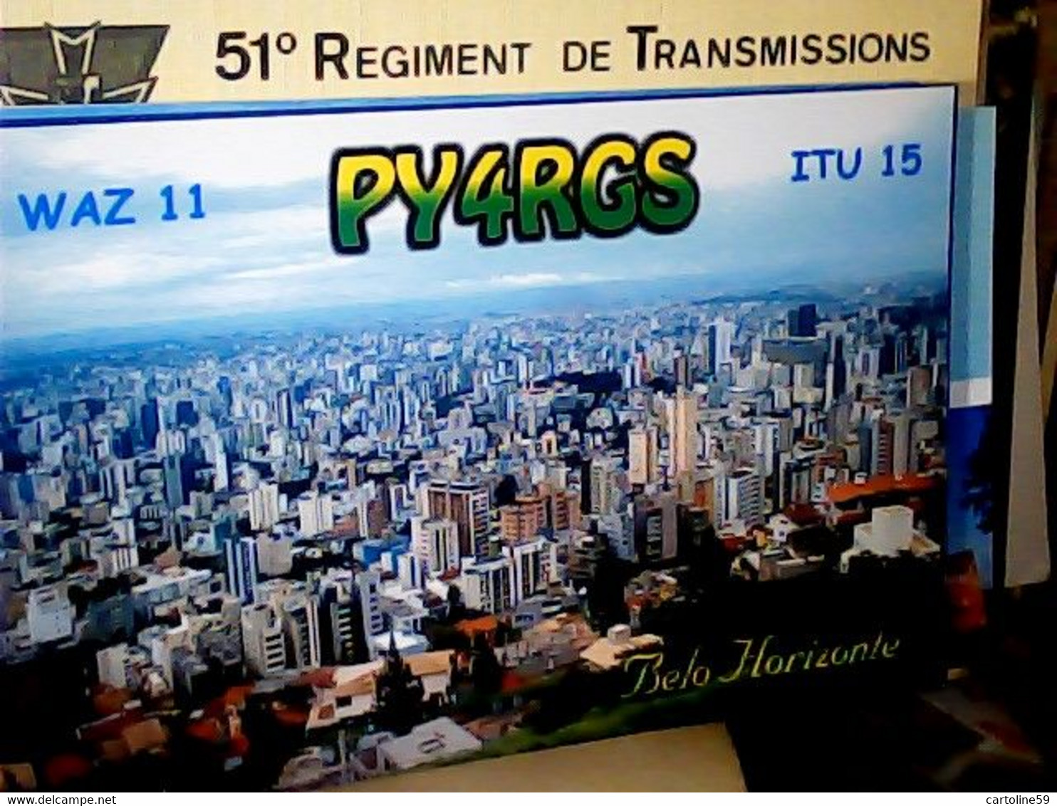 RADIO AMATEUR, QSL CARD,BRASIL BELO HORIZONTE 2003 IV1319 - Belo Horizonte