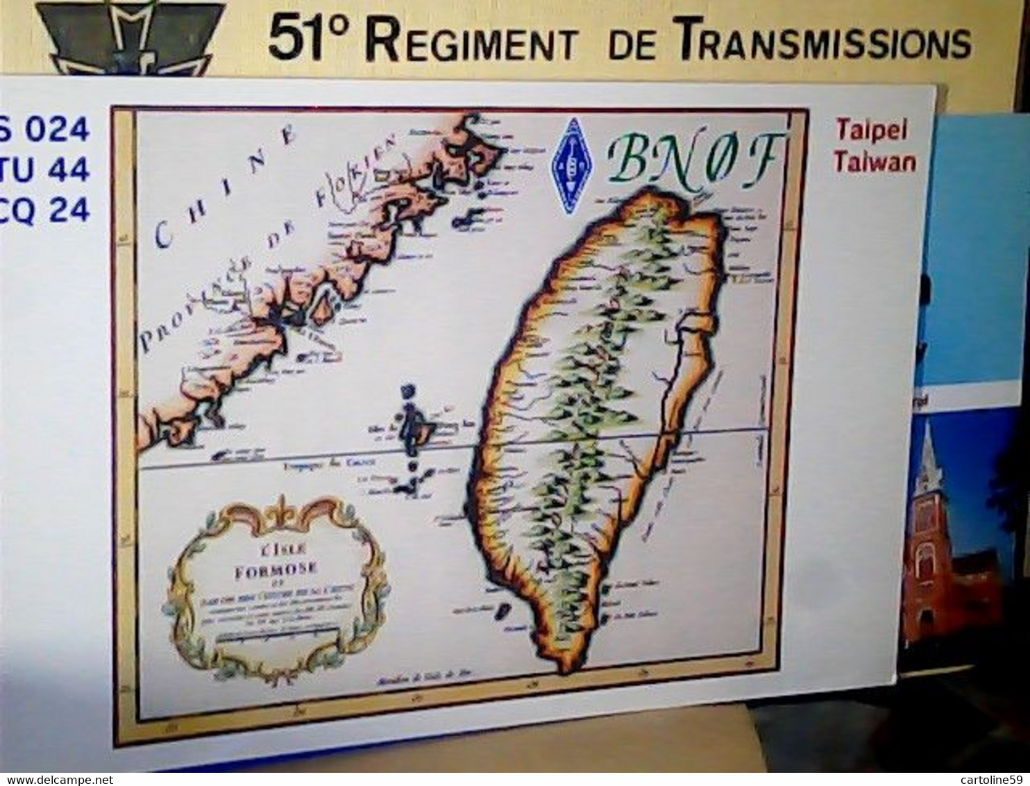 RADIO AMATEUR, QSL CARD,FORMOSA ISLE  ISLAND TAIPEI TAIWAN  2003 IV1322 - Formose