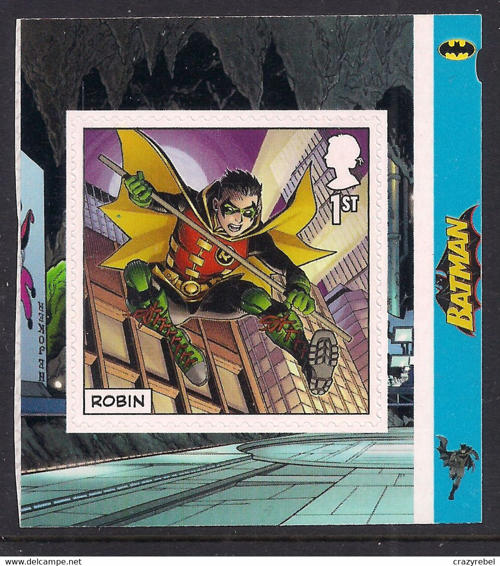 GB 2021 QE2 1st DC Comics Robin Self Adhesive PM82 Umm From Booklet ( J1179 ) - Ongebruikt