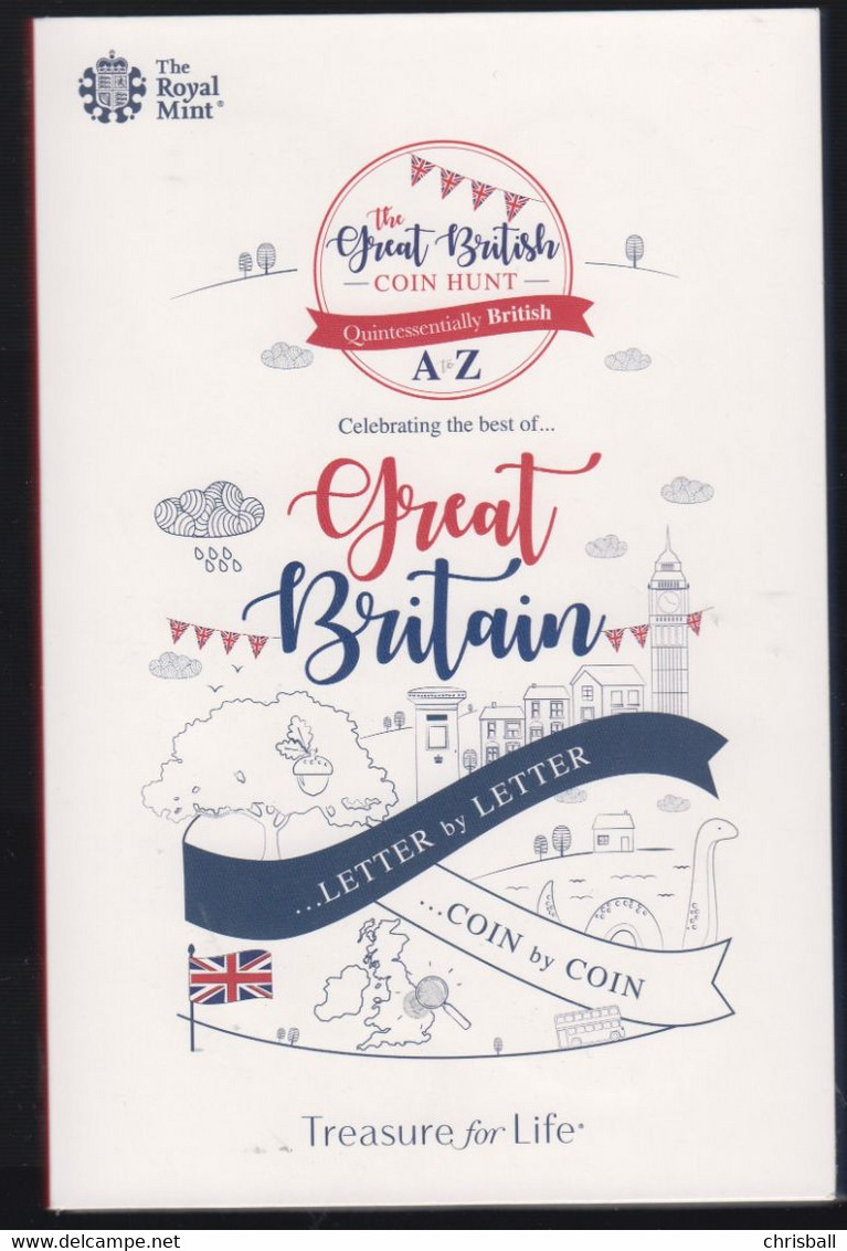 Great Britain UK  2018 10p  A - Z Royal Mint Official Album - 10 Pence & 10 New Pence