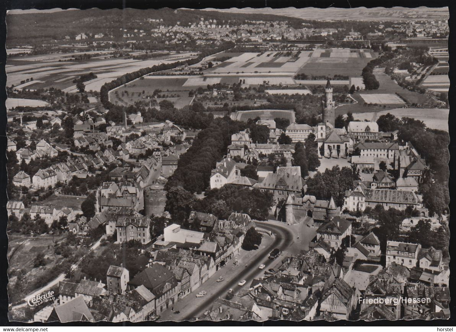 D-61169 Friedberg - Innenstadt - Cekade Luftaufnahme - Aerial View - Friedberg