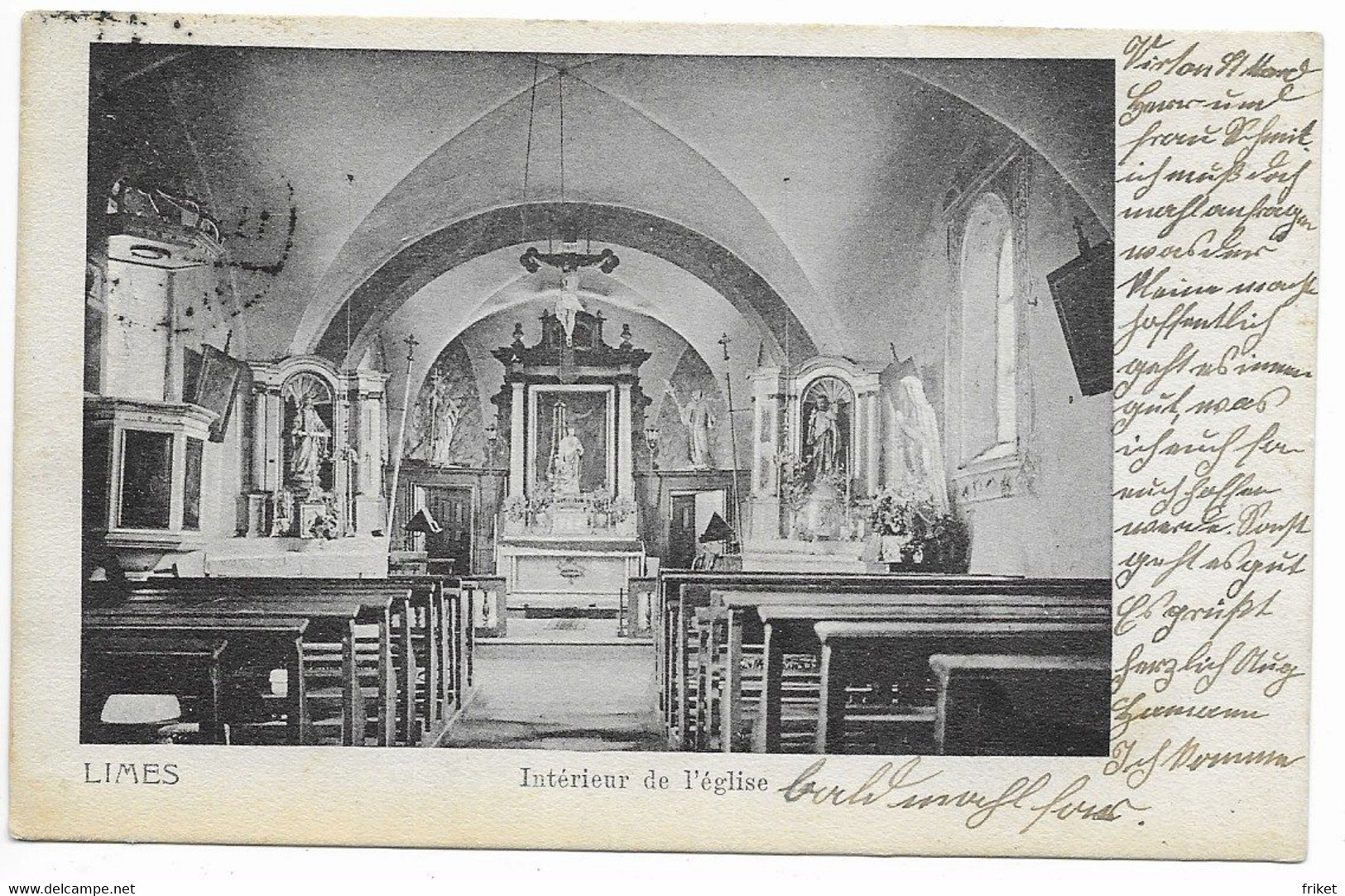 - 2570 - LIMES (Meix-Devant-Virton )  Interieur De L'église - Meix-devant-Virton