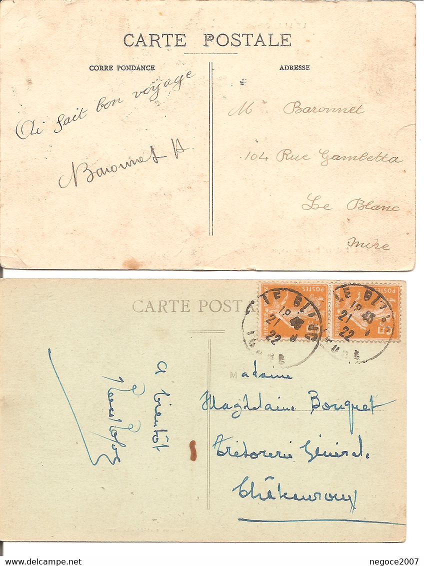 Le Blanc : 2 CPA - Le Blanc