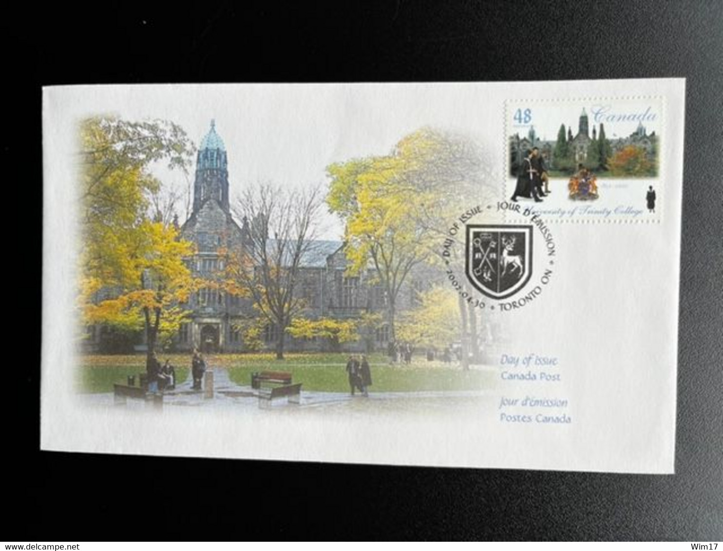 CANADA 2002 FDC UNIVERSITY OF TRINITY COLLEGE - 2001-2010