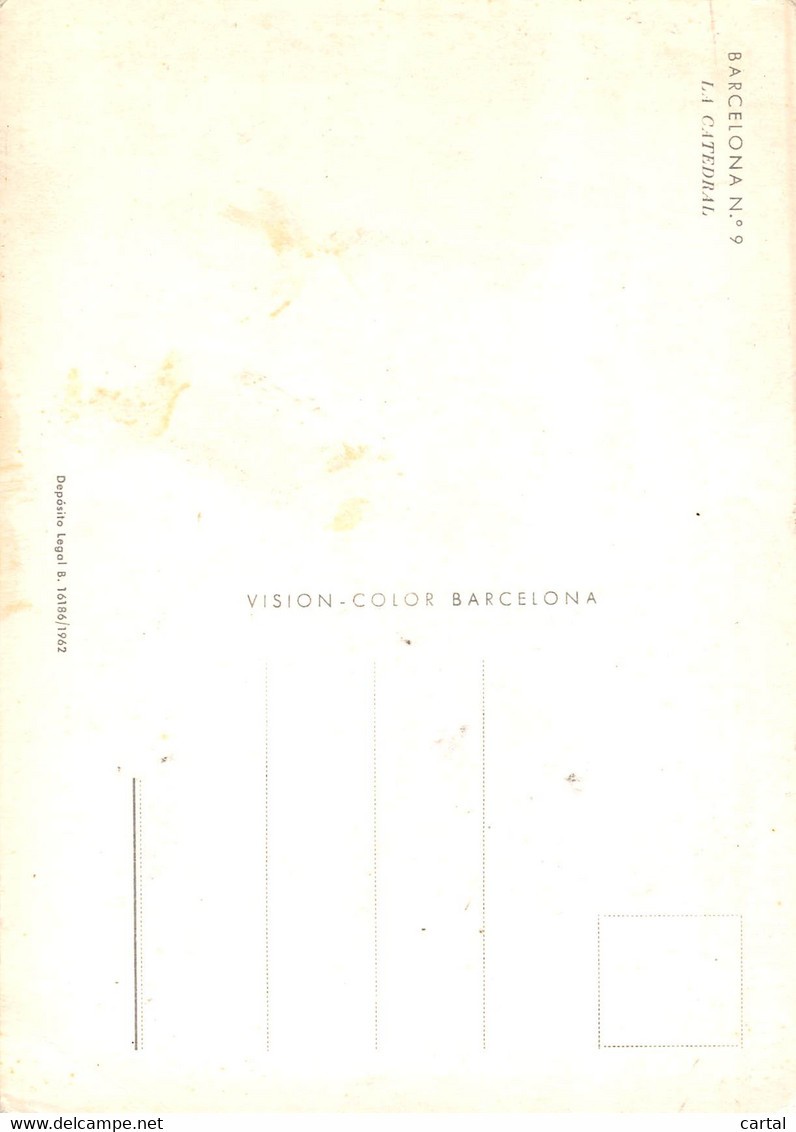 CPM - BARCELONA - La Catedral - Barcelona