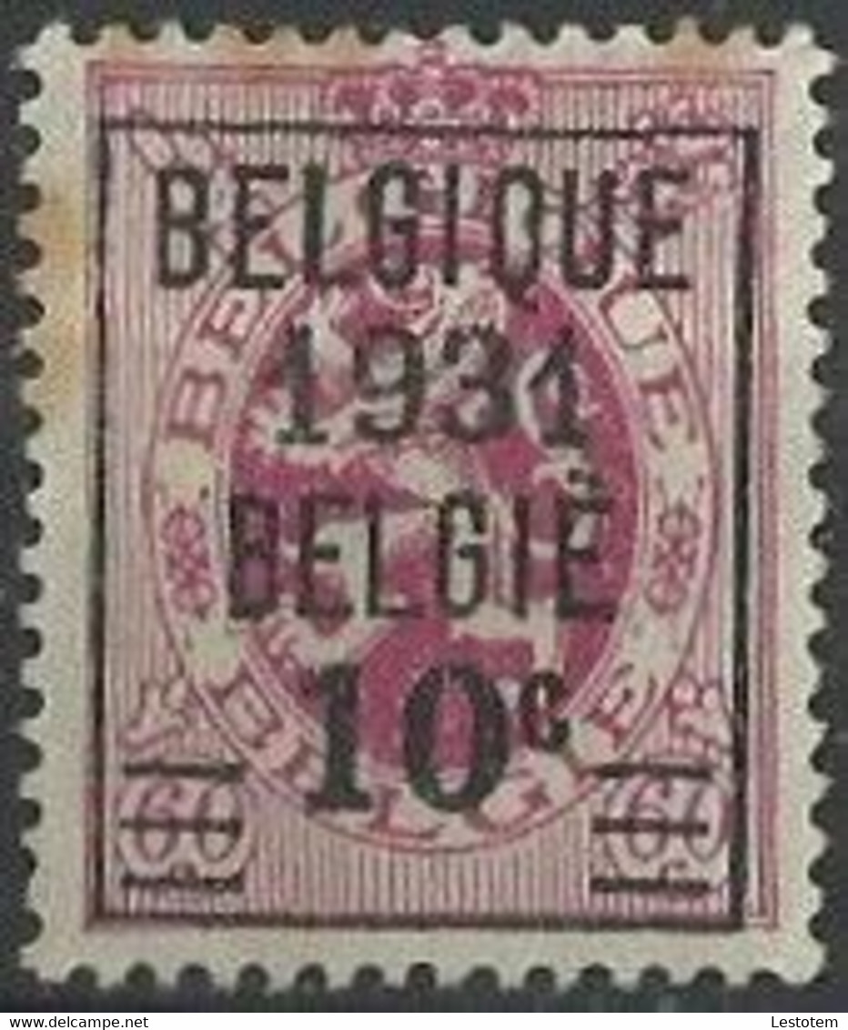 België  Belgique OBP  1931 Nr 334 10c  Voorafgestempeld - Rollenmarken 1930-..