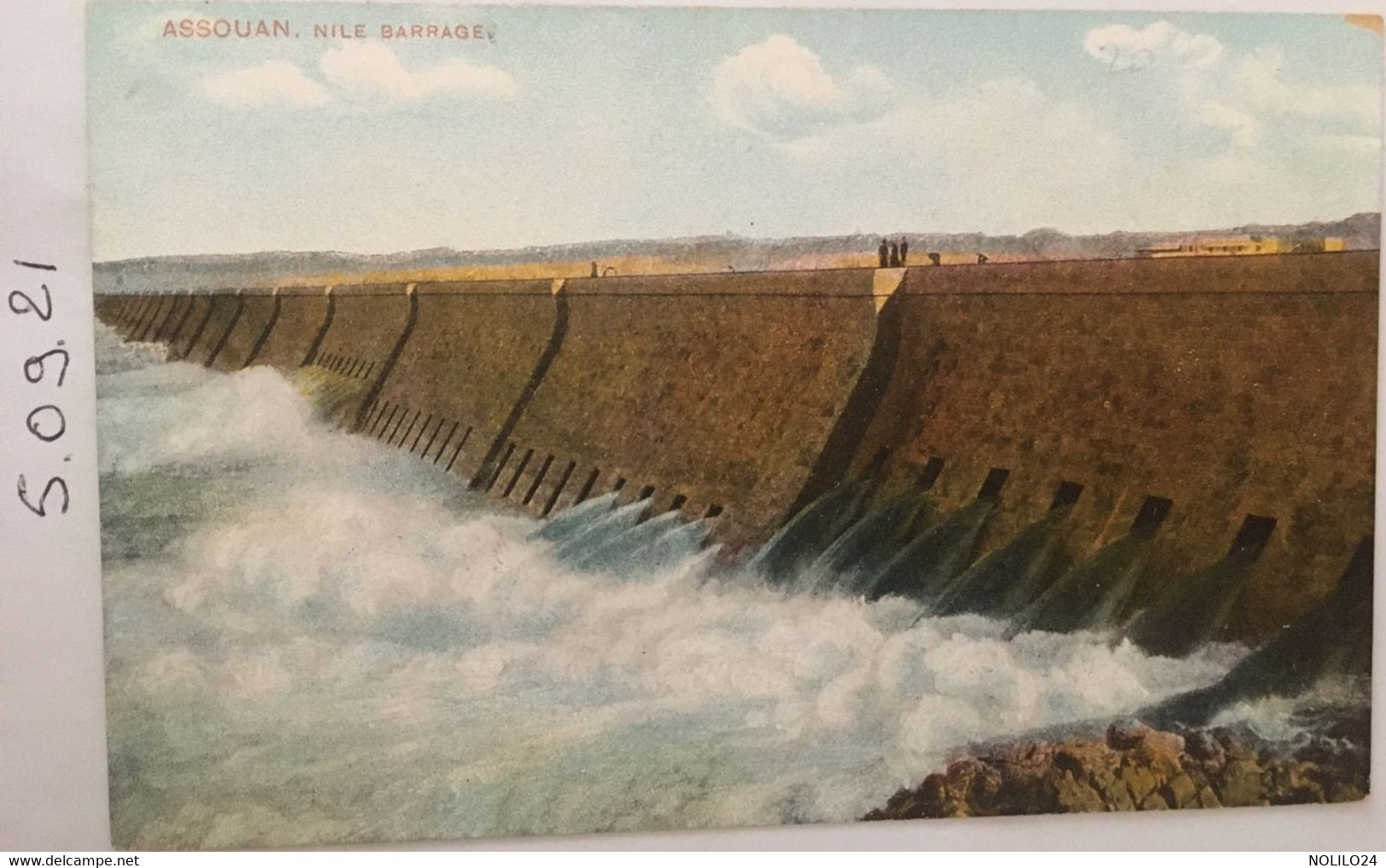 Cpa, ASSOUAN NILE BARRAGE, Barrage Sur Le Nil, éd Lichtenstern Et Harari N°90, Non écrite - Asuán