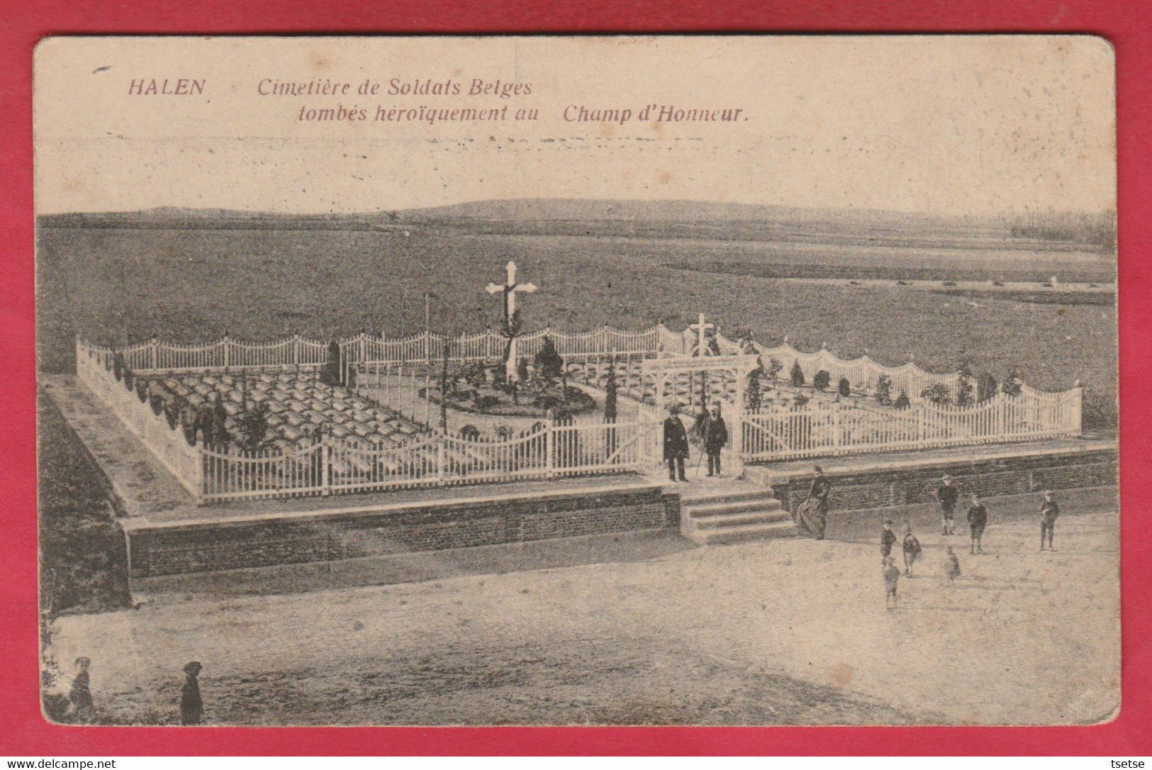 Halen - Cimetière De Soldats Belges ... Tombés ...  ( Verso Zien ) - Halen