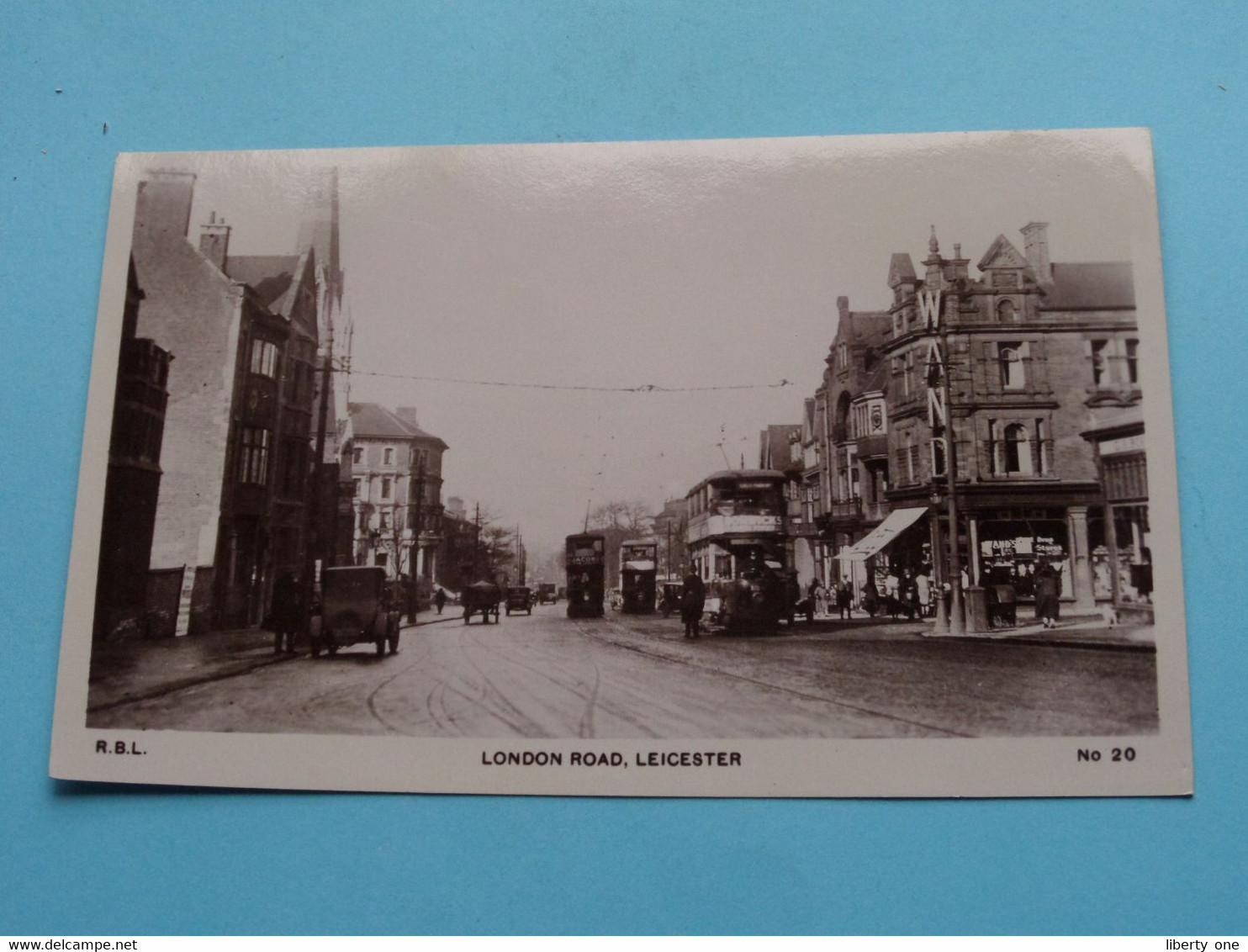 London Road, Leicester ( Edit. : R.B.L. - N° 20 ) Anno 19?? ( See / Voir Scan ) ! - Leicester