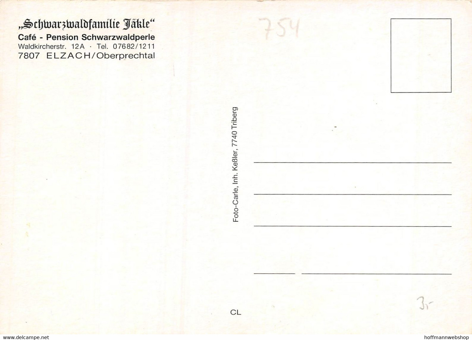 Elzach / Oberprechtal Schwatzwaldfamilie Jäkle (2323) - Elzach