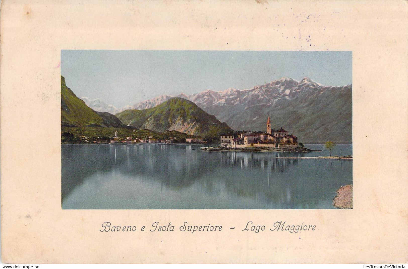 CPA - Italie - Baveno E Isola Superiore - Lago Maggiore - Colorisée - Edit Brunner Como E Zürich - Sonstige & Ohne Zuordnung