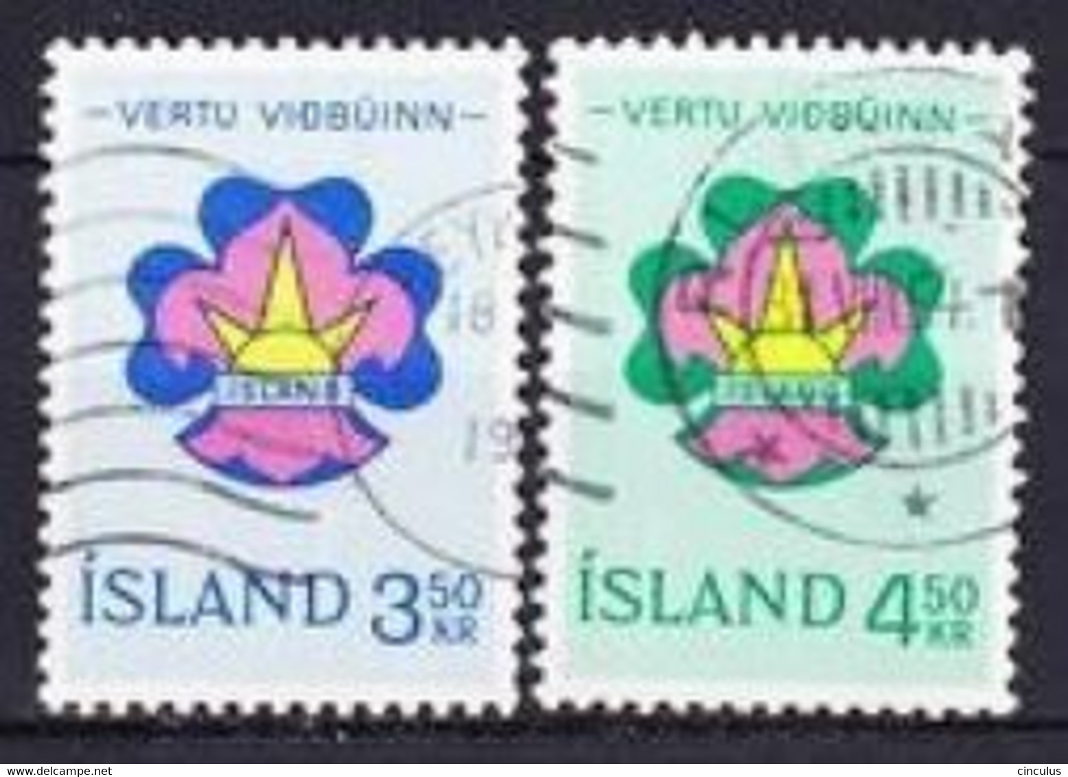 1964. Iceland. Scouting. Used. Mi. Nr. 378-79 - Used Stamps