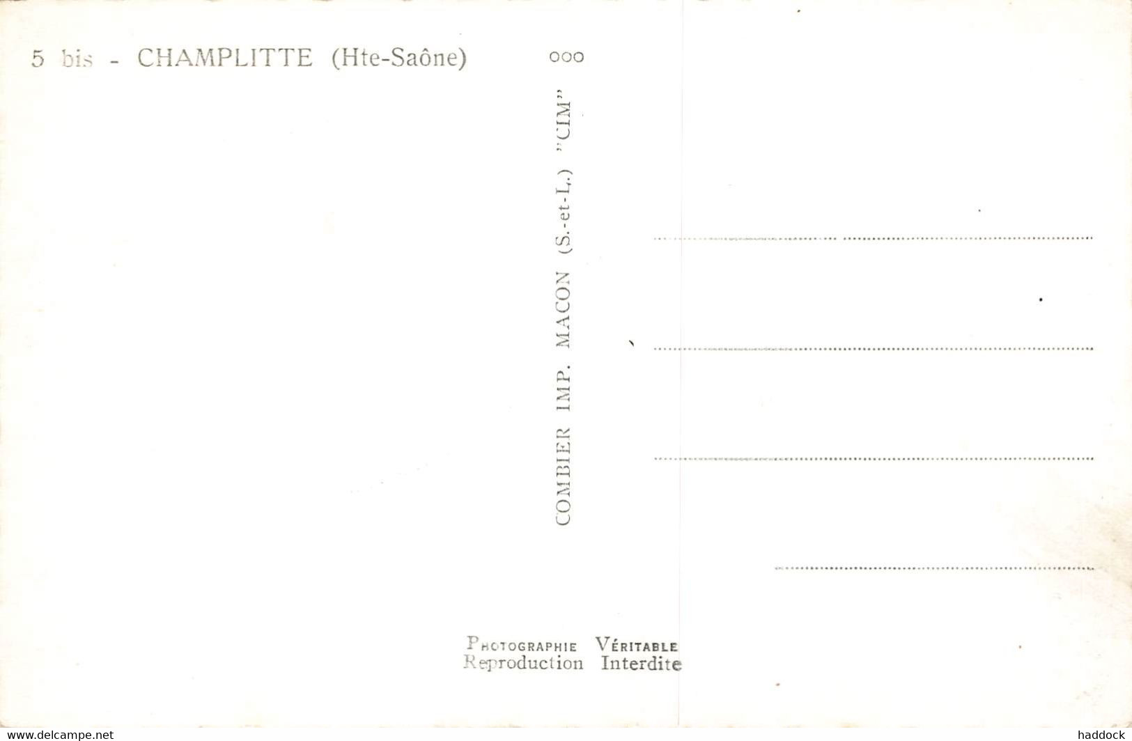 CHAMPLITTE - Champlitte