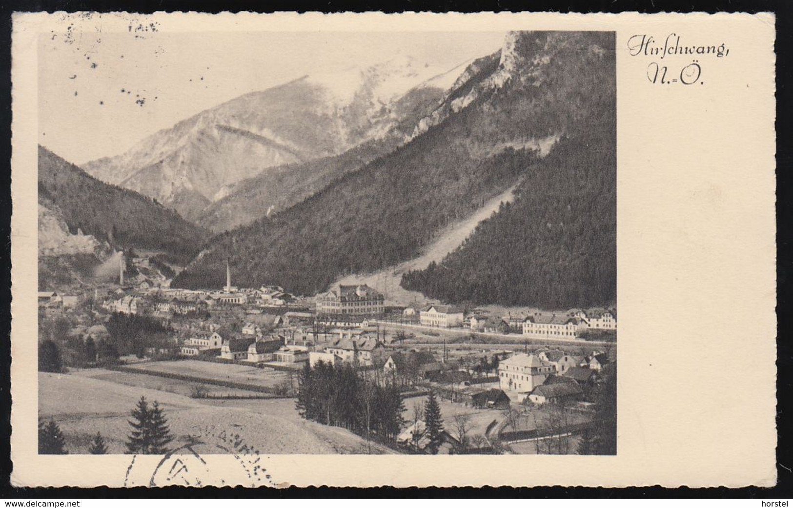 Austria - 2652 Hirschwang An Der Rax - Alte Ansicht - Fabrik - 1941 Stamp - Raxgebiet