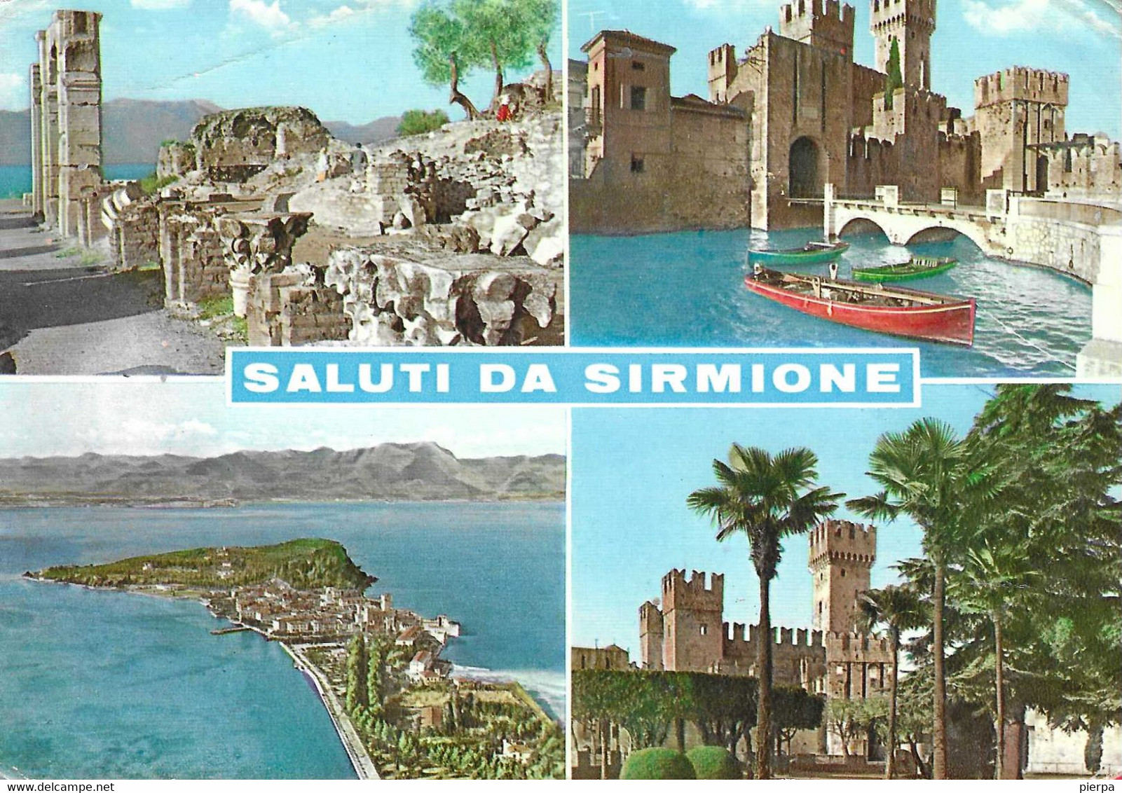 SALUTI DA SIRMIONE - VEDUTE - NON VIAGGIATA - Souvenir De...