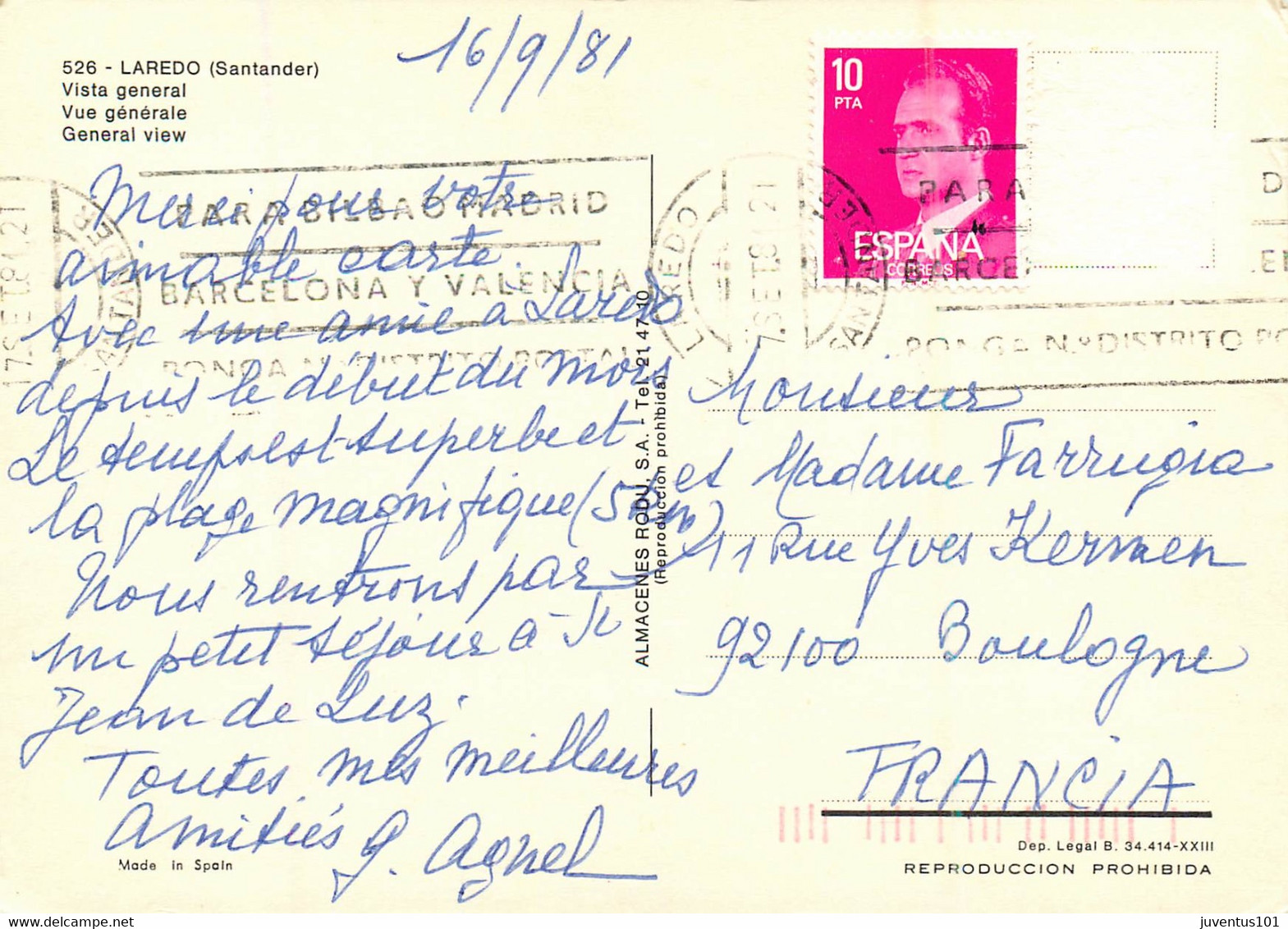 CPSM Laredo-Timbre   L1775 - Cantabria (Santander)