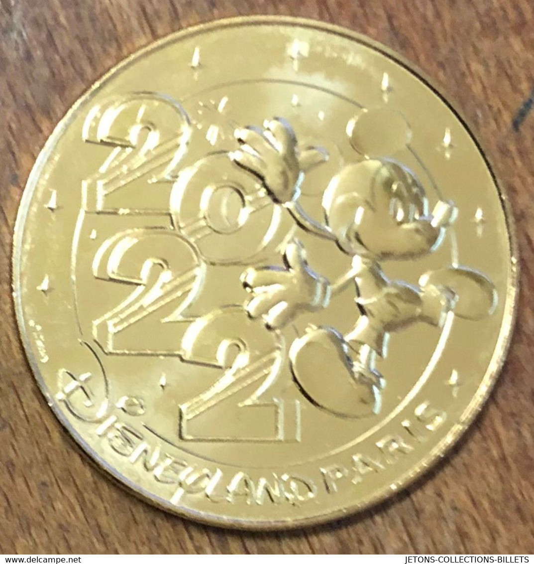 77 DISNEYLAND MICKEY 2022 DISNEY MDP 2022 MÉDAILLE SOUVENIR MONNAIE DE PARIS JETON TOURISTIQUE MEDALS COINS TOKENS - 2022