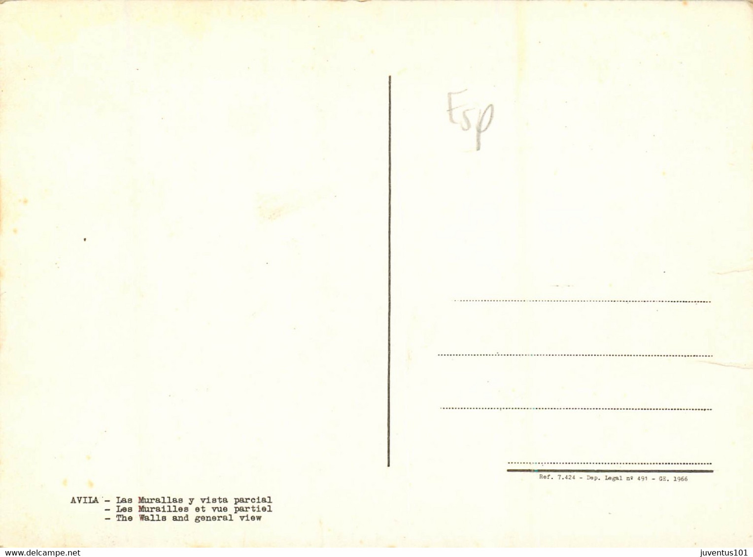 CPSM Avila   L1775 - Ávila