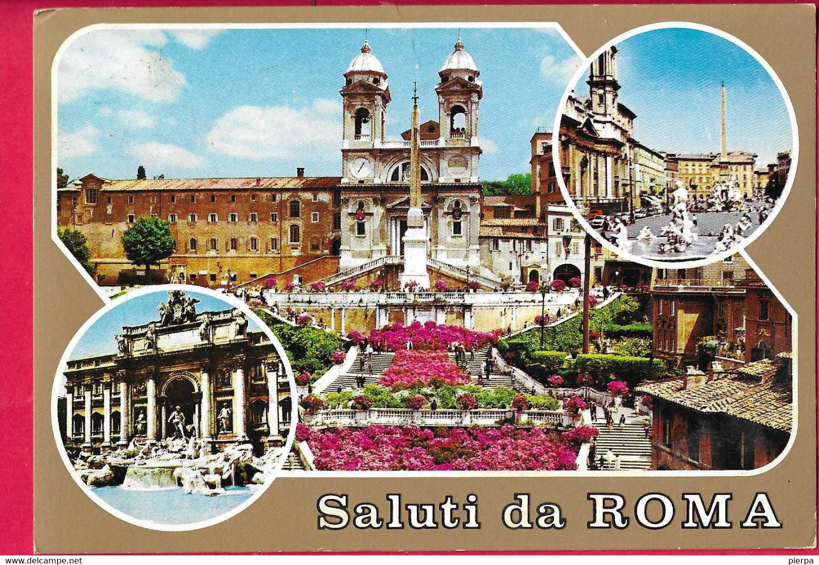 SALUTI DA ROMA - VIAGGIATA 1979 - Souvenir De...