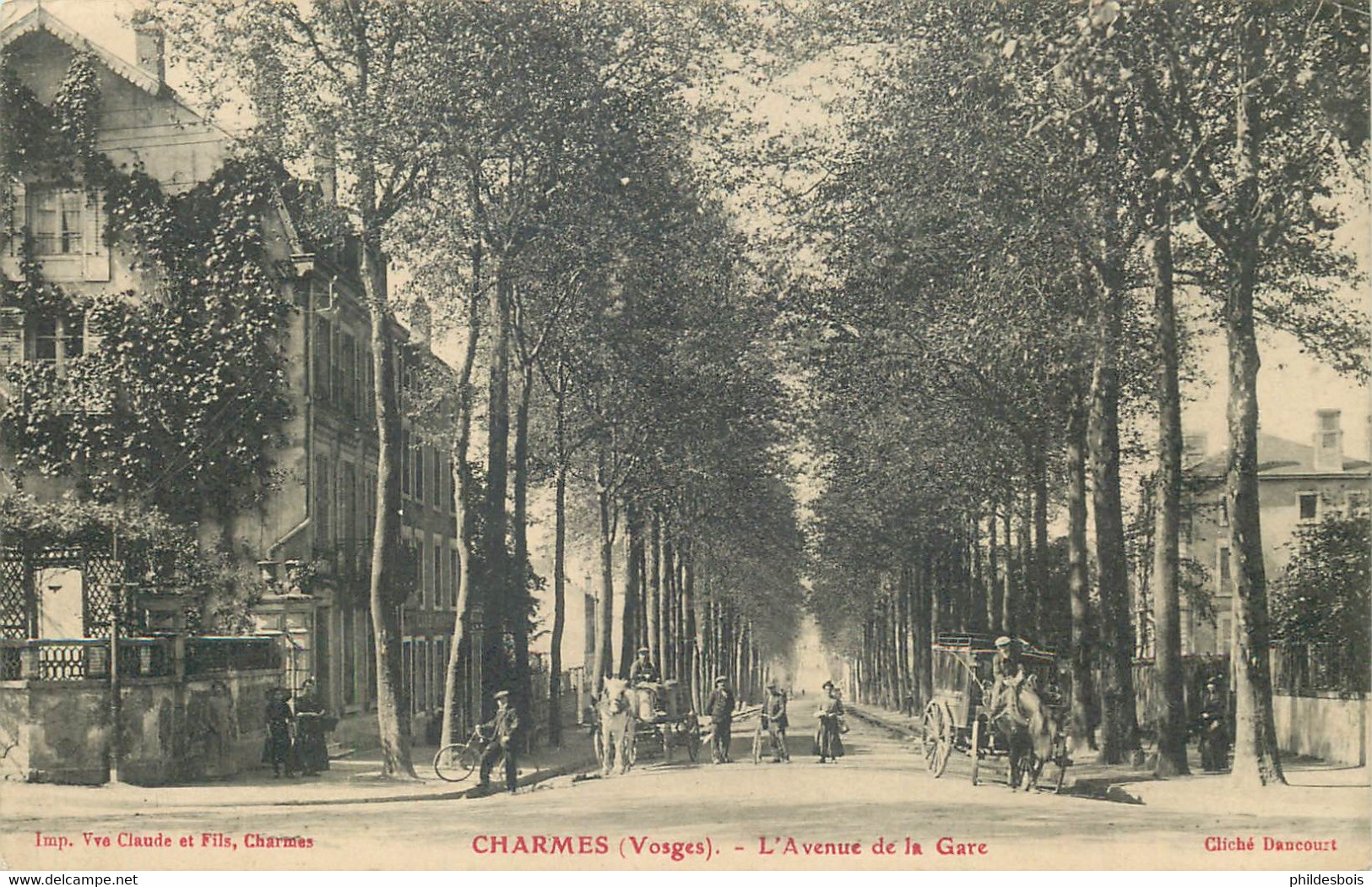 VOSGES  CHARMES  Avenue De La Gare - Charmes